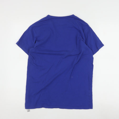 Emporio Armani Men's Blue L Crew Neck T-Shirt