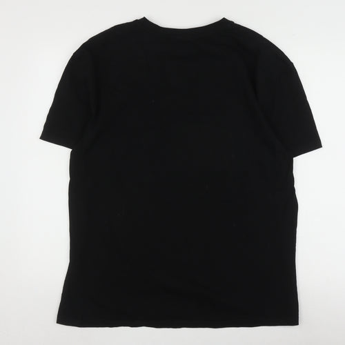 Marvel Men's Black Panther T-Shirt, Black, Size L