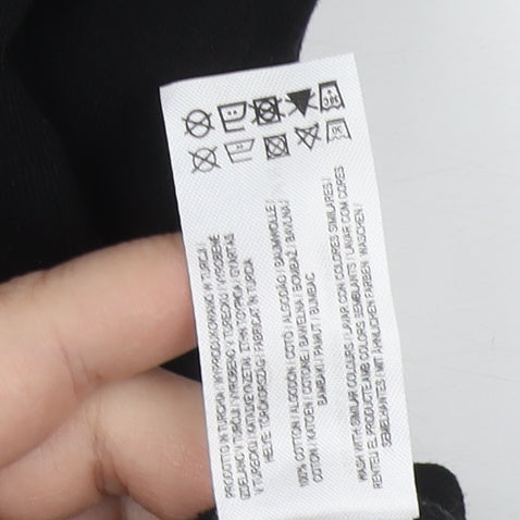 Marvel Men's Black Panther T-Shirt, Black, Size L