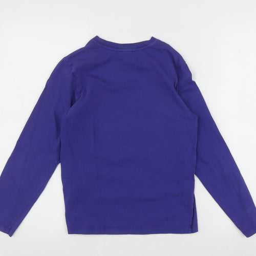 Diesel Boys Blue Long Sleeve Graphic T-Shirt Size 10