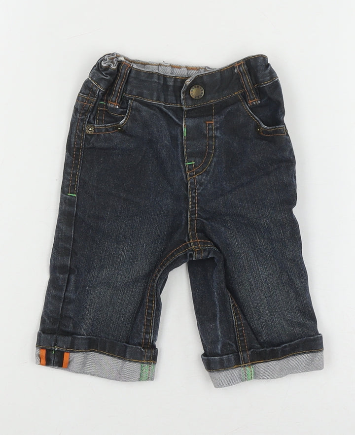 Ted Baker Baby Jeans 3-6 Months Blue Denim Casual Unisex