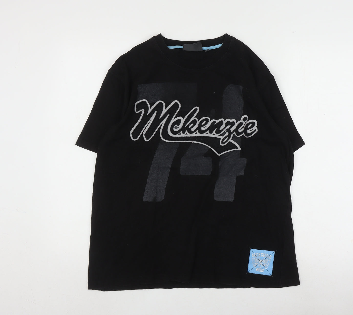 Mckenzie Men's Black Graphic T-Shirt, Size L