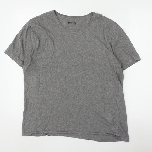Hugo Boss Men's Grey XL Short Sleeve T-Shirt