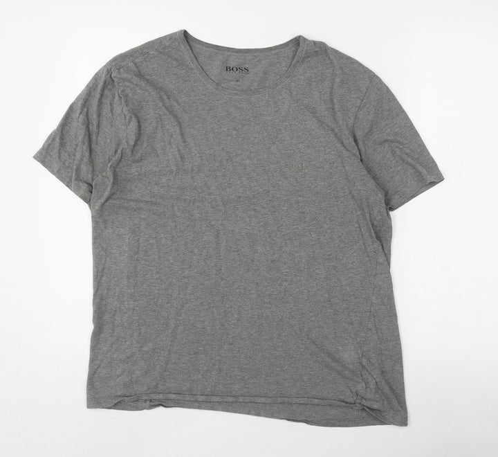 Hugo Boss Men's Grey XL Short Sleeve T-Shirt