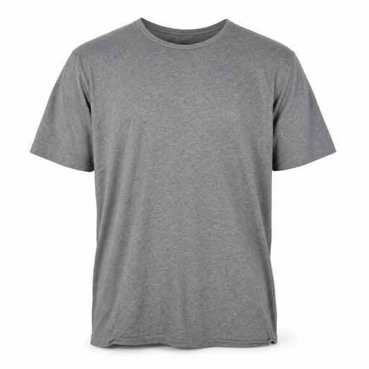 Front view of Hugo Boss Men's Grey XL Short Sleeve T-Shirt