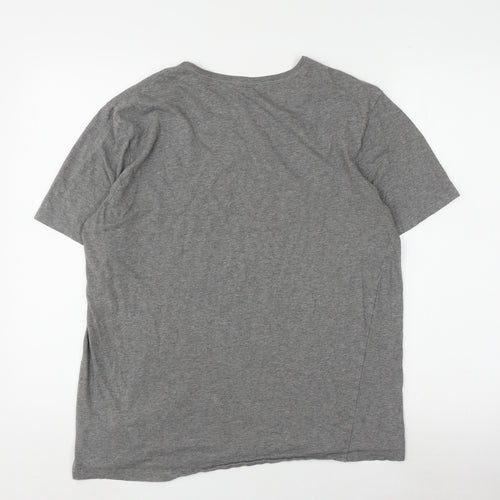 Hugo Boss Men's Grey XL Short Sleeve T-Shirt