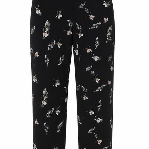 Massimo Fabbro Women's Black Floral Trousers XS