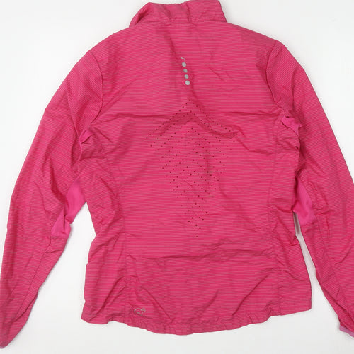 Puma Women's Pink Track Jacket Size 10 Ventilated