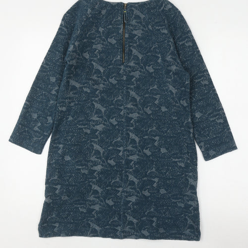White Stuff Women's Blue Shift Dress Size 10
