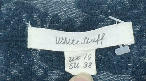 White Stuff Women's Blue Shift Dress Size 10