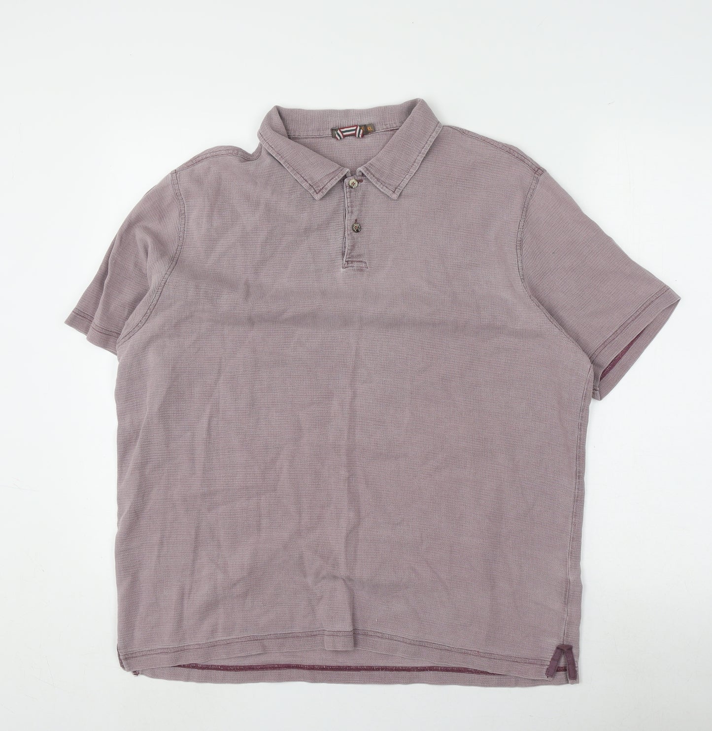 White Stuff Men's Purple XL Polo Shirt Casual