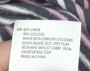 White Stuff Women's Multicoloured Striped Tank, UK 12