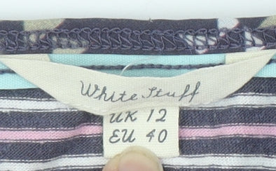 White Stuff Women's Multicoloured Striped Tank, UK 12