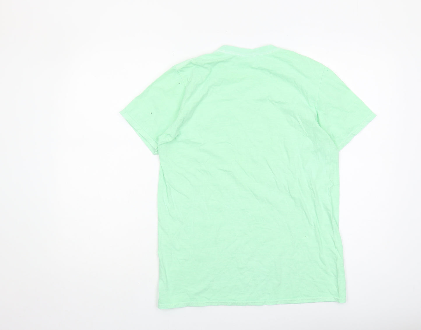 C4R-FEST Men's Green Graphic S T-Shirt