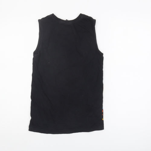 Jurassic World Boys Black Sleeveless Tank Top 10-11 Years