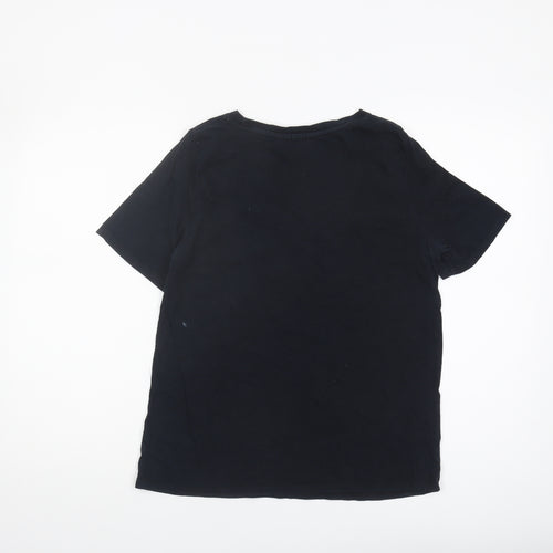 River Island Women's Black T-Shirt Size 12
