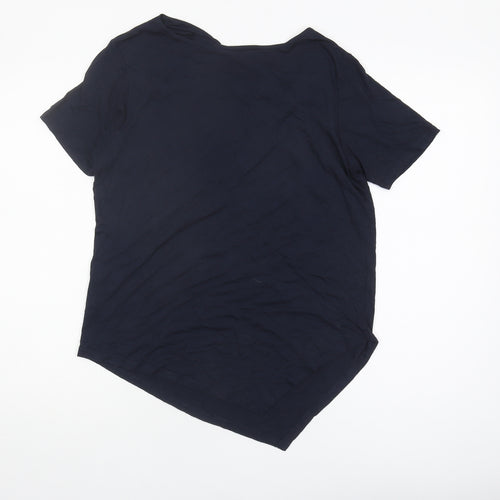 River Island Women's Blue Short Sleeve Top Size 10