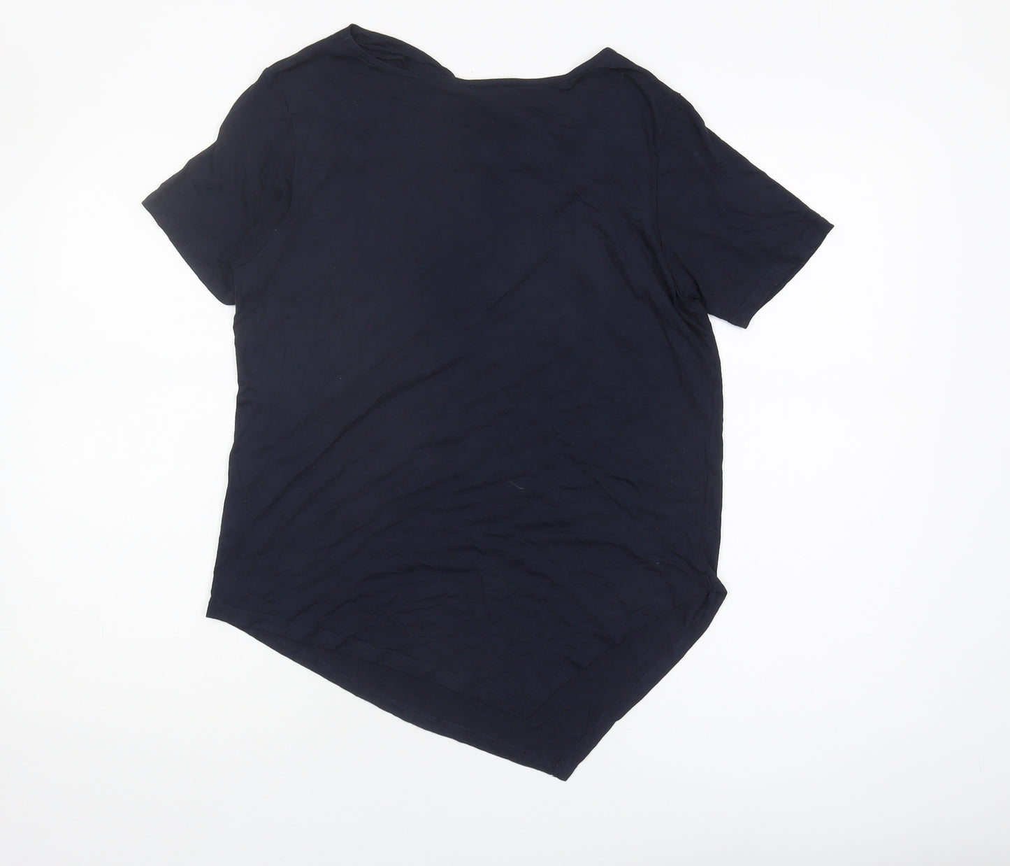 River Island Women's Blue Short Sleeve Top Size 10