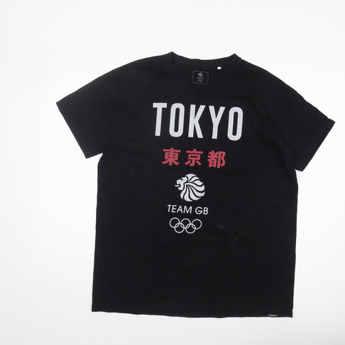 Team GB Men's Black Olympic T-Shirt L