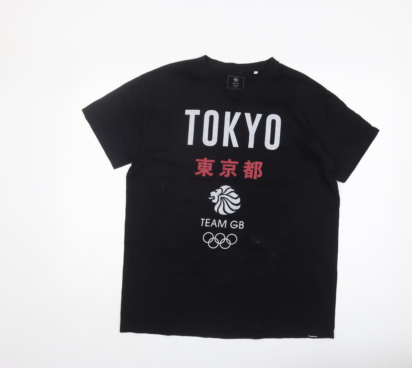 Team GB Men's Black Olympic T-Shirt L