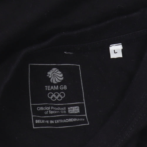 Team GB Men's Black Olympic T-Shirt L