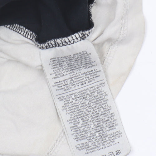 Nike Men's Black & Grey Colourblock T-Shirt, Size S