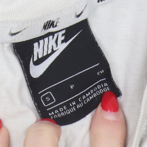 Nike Men's Black & Grey Colourblock T-Shirt, Size S