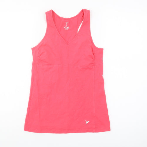 Old Navy Women's Pink Tank Top, Size S, Racerback, Activewear
