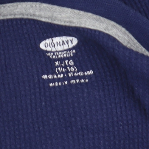 Old Navy Boys Blue XL Long Sleeve T-Shirt