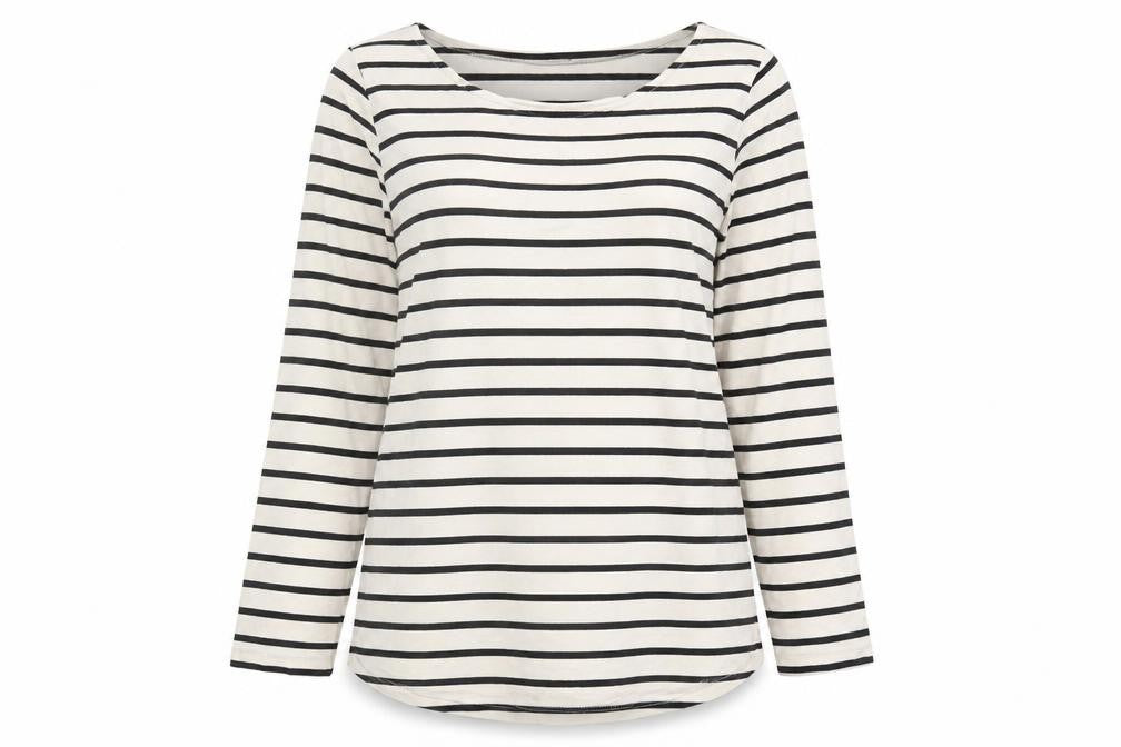 Isabella Oliver Women's Striped Long Sleeve T-Shirt, 2XS