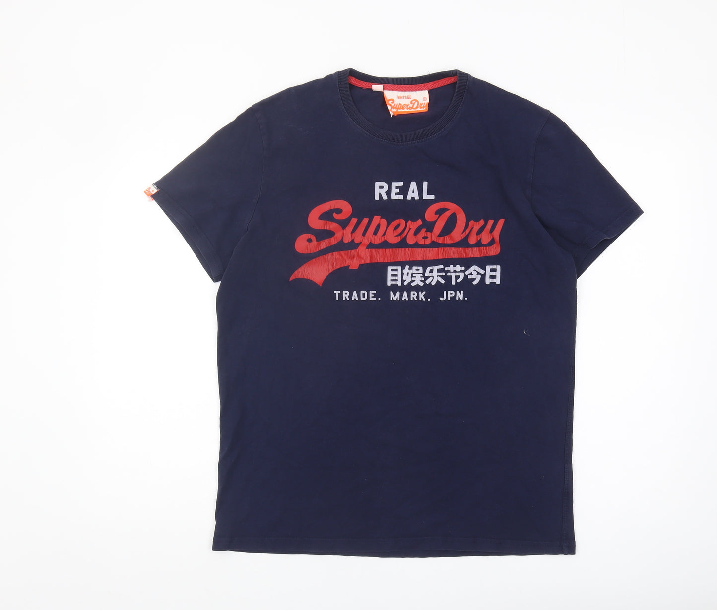 Superdry Men’s Blue Graphic Print T-Shirt, L
