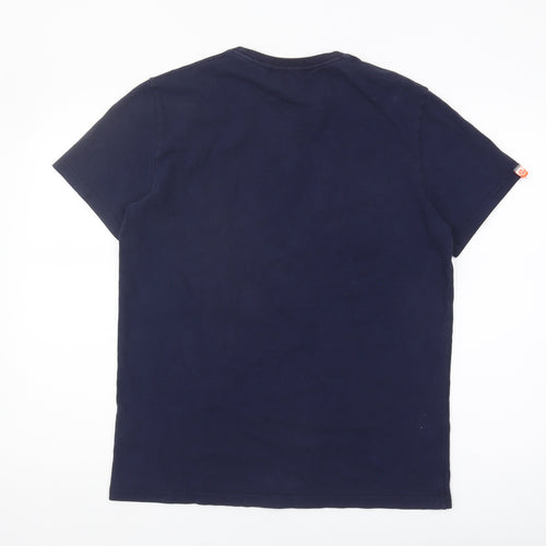 Superdry Men’s Blue Graphic Print T-Shirt, L