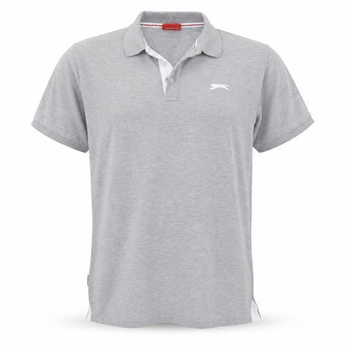 Slazenger Men's Grey Polo Shirt XL Casual