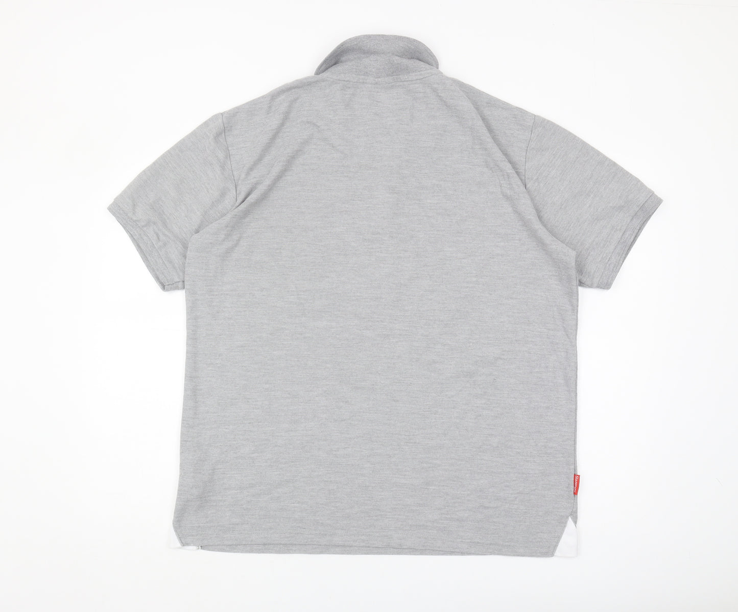 Slazenger Men's Grey Polo Shirt XL Casual