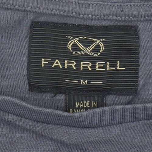 Farrell Men's Blue Graphic Print T-Shirt, Medium