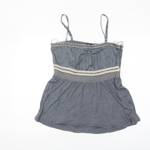 Next Women's Grey Camisole Top Size 12