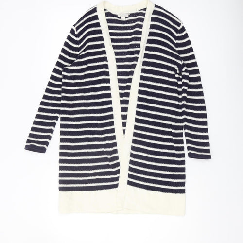 Gap Women's Blue Striped Cardigan, Size S