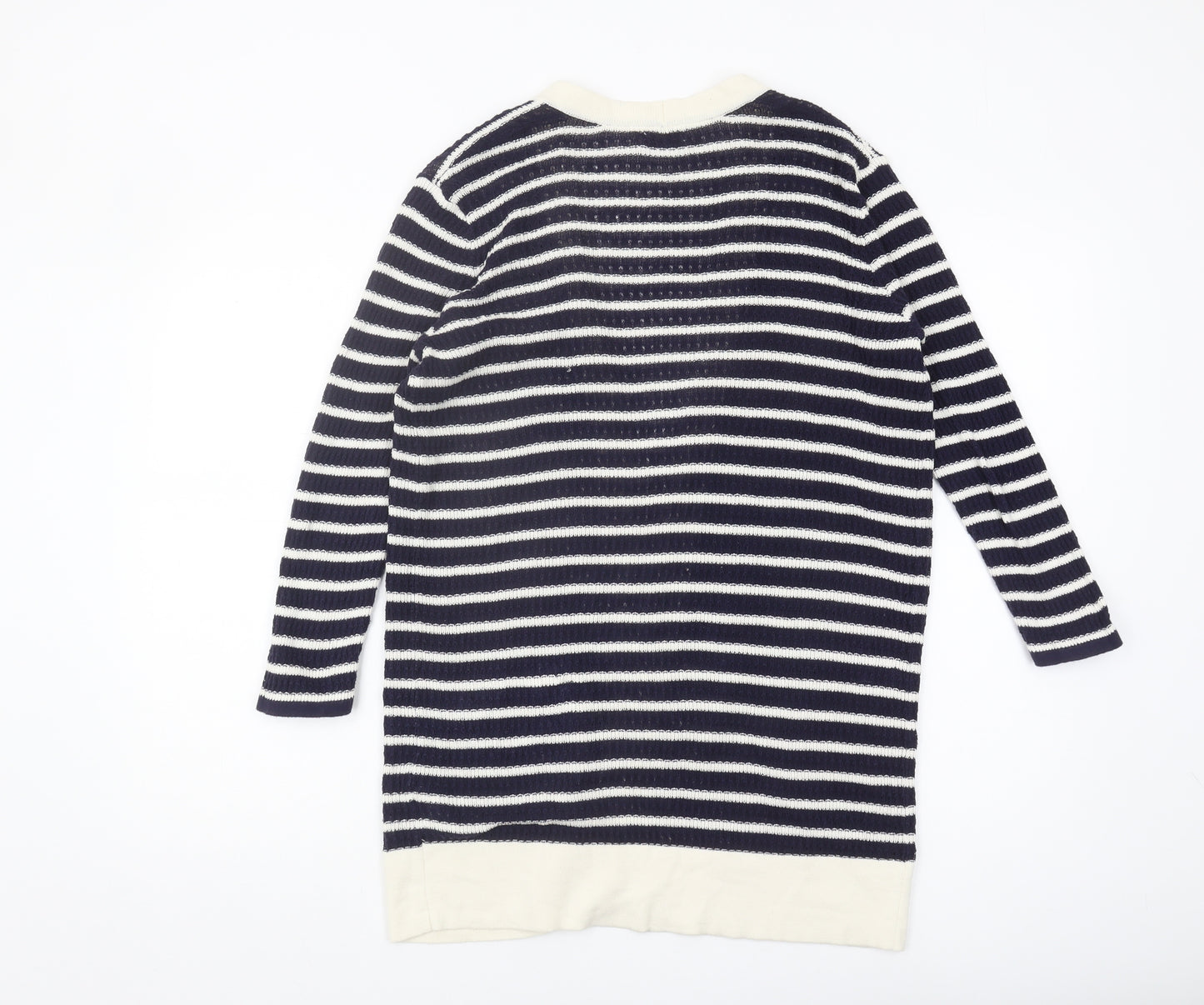 Gap Women's Blue Striped Cardigan, Size S