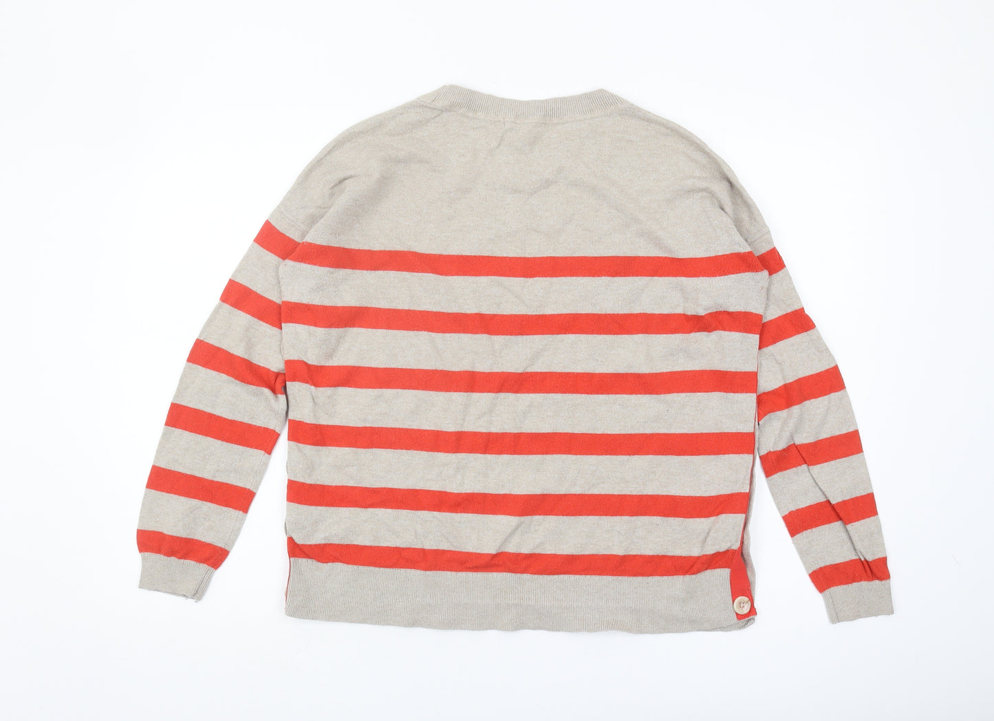 Boden Women's Multicoloured Stripe Pullover Jumper M