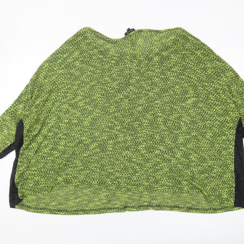 River Island Women's Green Knit Blouse Size 16