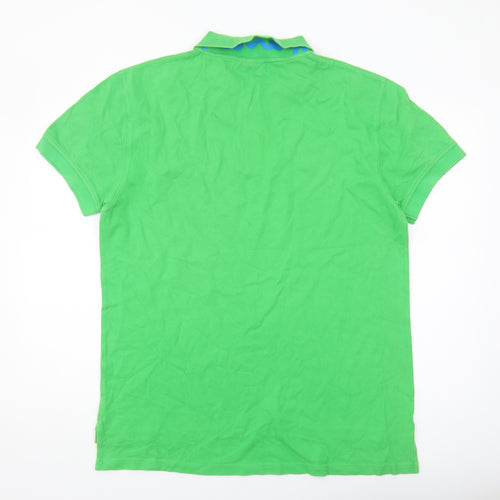 Money Men's Green XL Polo Shirt - Short Sleeve