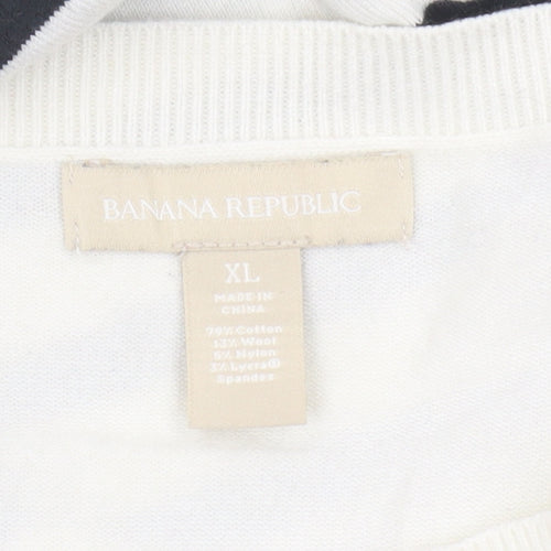 Banana Republic Women's XL Striped Pullover Jumper
