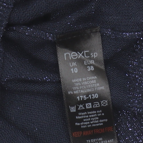 Next Women's Blue V-Neck Pullover Jumper Size 10