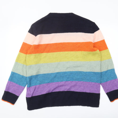 Roman Women's Multicoloured Striped Pullover Jumper Size 14