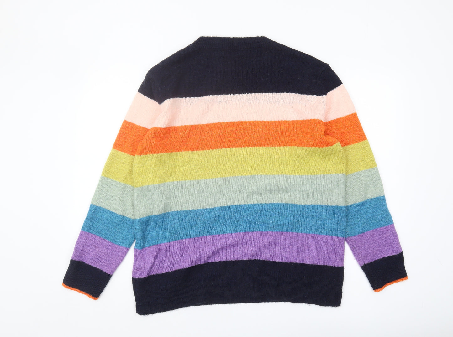 Roman Women's Multicoloured Striped Pullover Jumper Size 14