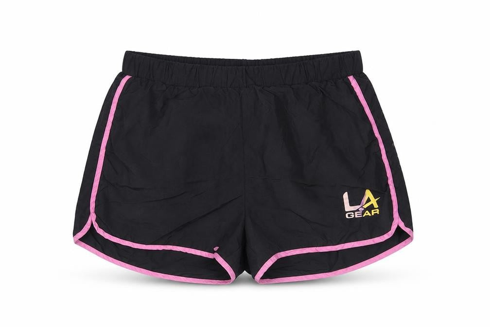Front view of LA Gear Women's Black Athletic Shorts -, size 6