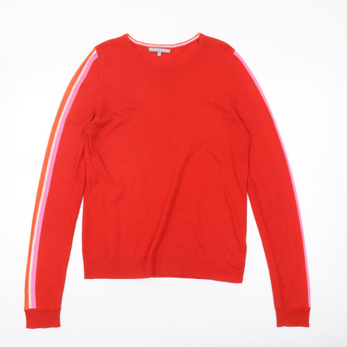 Oliver Bonas Women's Red Jumper Pullover Size 10