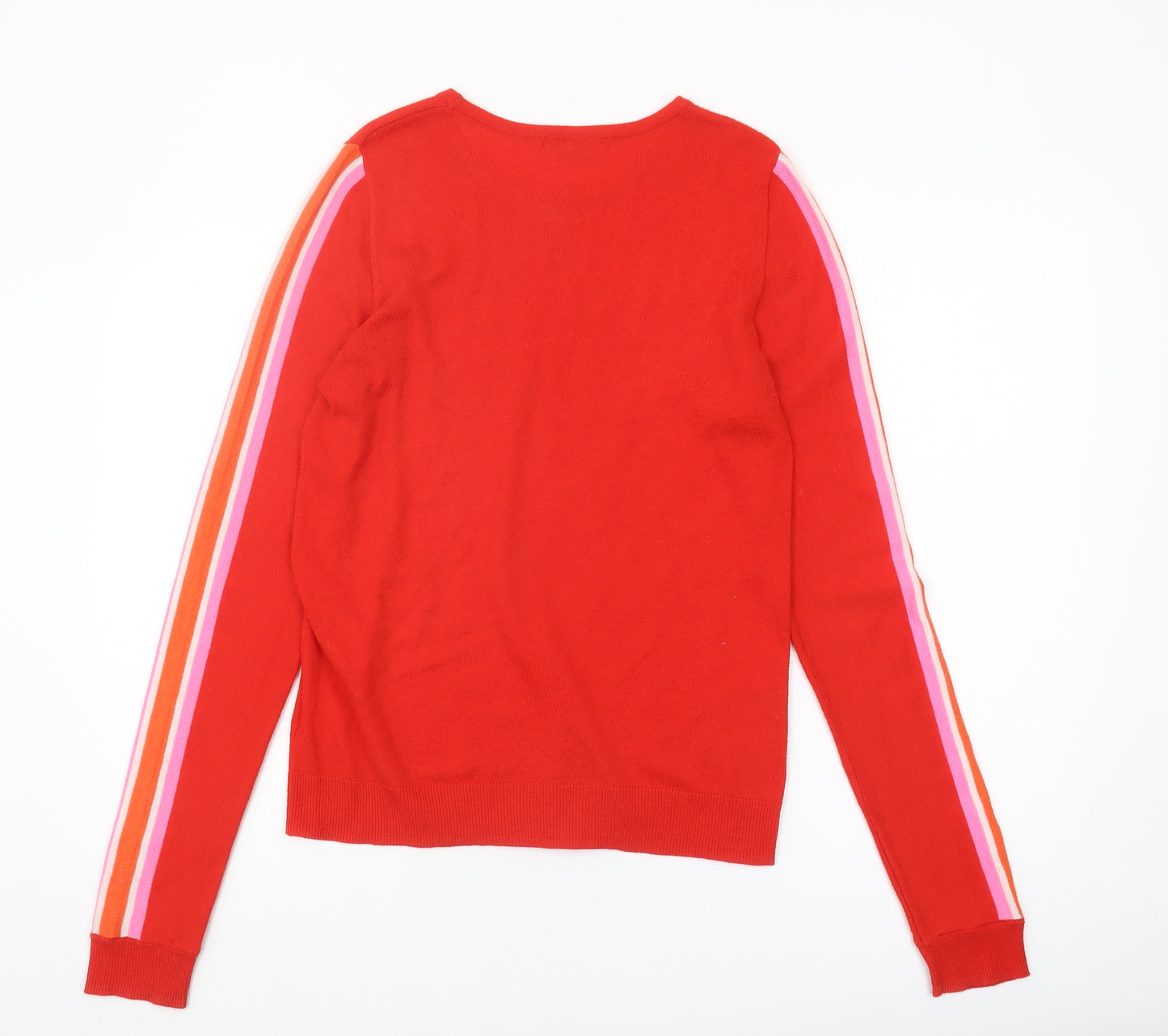 Oliver Bonas Women's Red Jumper Pullover Size 10