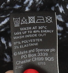 Marks and Spencer Women's Black Jumper Size 10