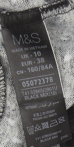 Marks and Spencer Women's Black Jumper Size 10